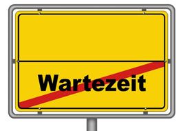 Kurze Wartezeiten